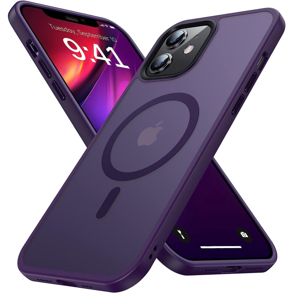 Magnetic Iphone 12/12 Pro Case Shockproof Translucent Slim 301029232206