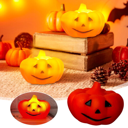 Lanterna portátil de abóbora LED para o Halloween
