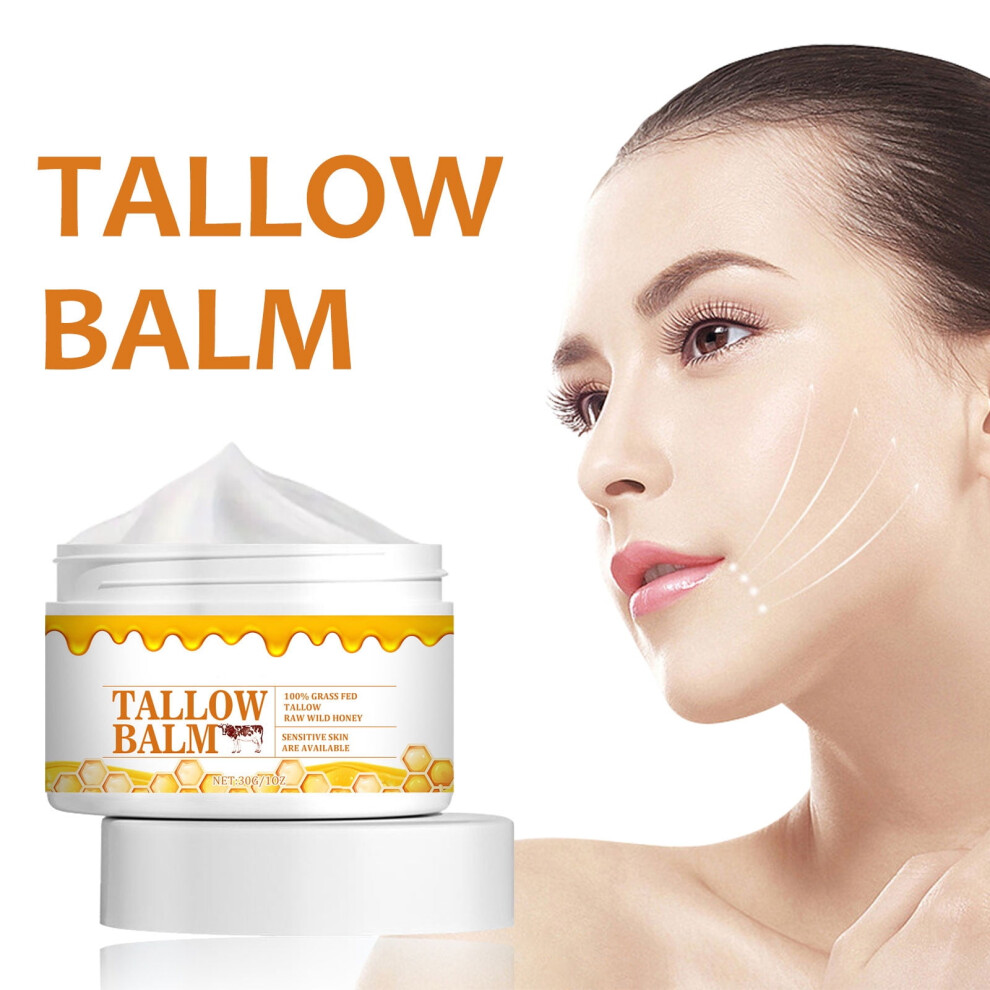 ZENMELE Beef Tallow Skin Balm 60g Grass-Fed Raw Honey