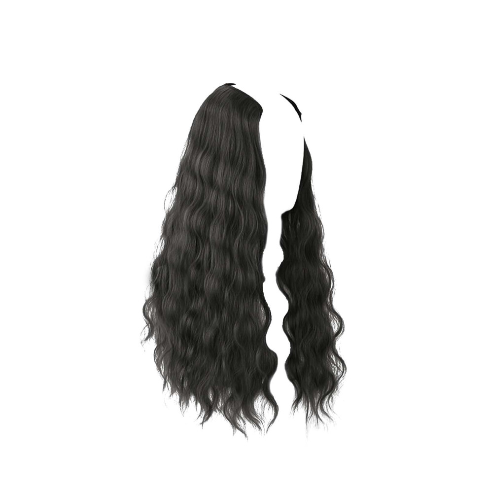 ZENMELE long curly synthetic wig wavy 24 inch