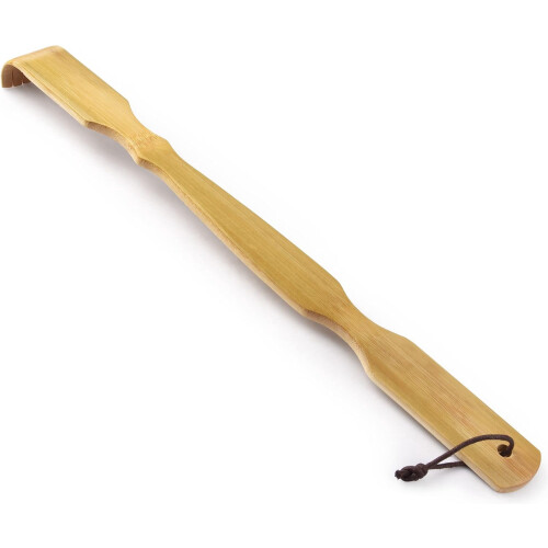 Coçador de costas de bambu natural, 43 cm (17 polegadas)