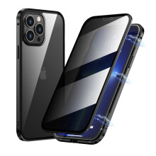 Magnetisk cover til iPhone 14Pro Max med skærm til beskyttelse af personlige oplysninger
