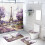 Tacar Cuirtíní Cithfholcadáin Túr Eiffel Lavender 4 phíosa 1