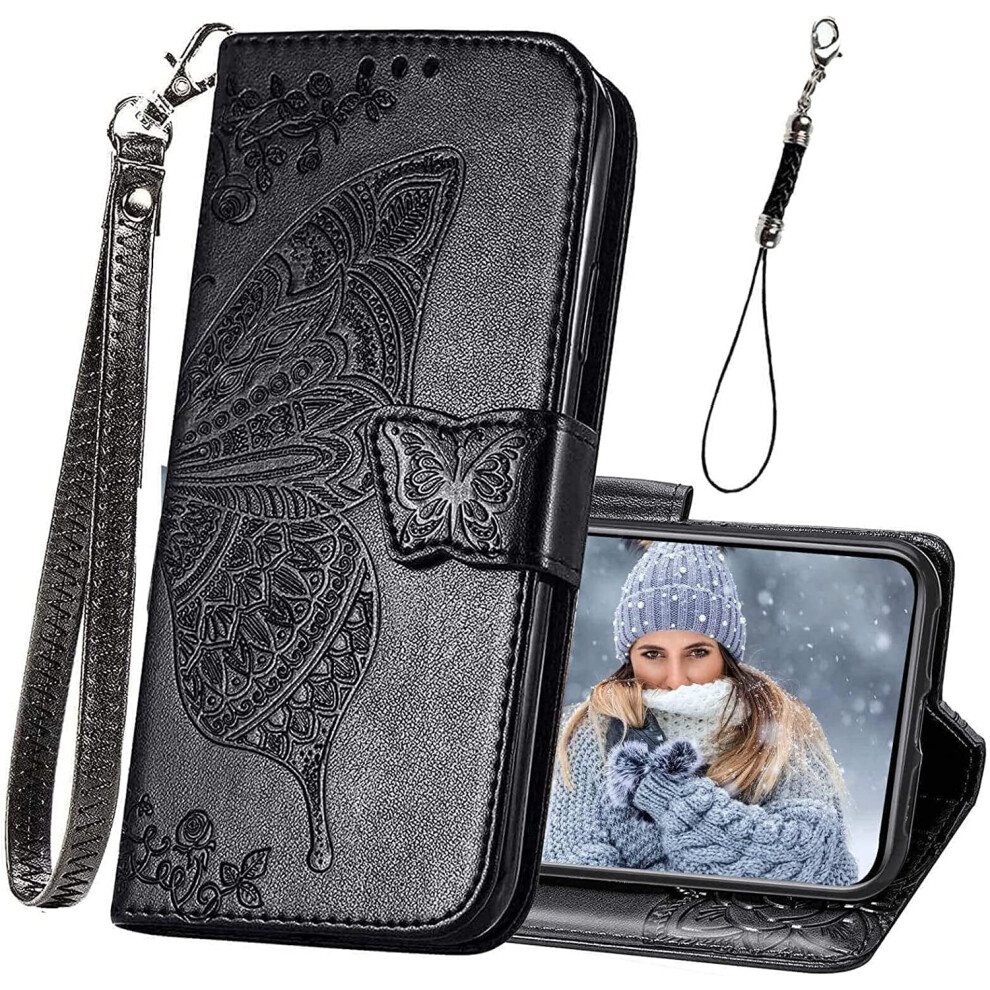 Butterfly Embossed Pu Leather Wallet Case For Iphone 11 301029231797