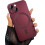 iPhone13Mini cover mat, blødt metallisk vinrødt 1