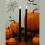 Black flameless LED candles decorative 2-pack 8