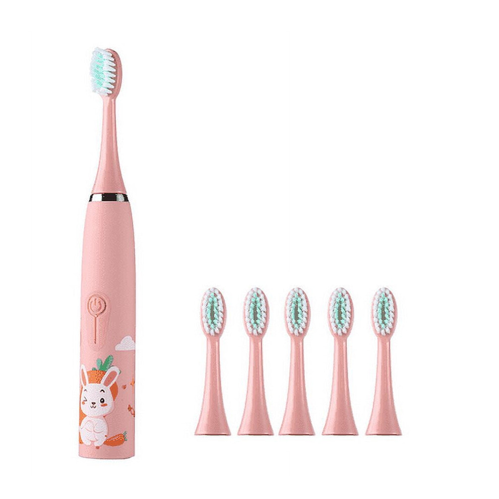 Kids Sonic Electric Toothbrush for Ages 3+ with Smart Timer