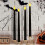 Black flameless LED candles decorative 2-pack 7