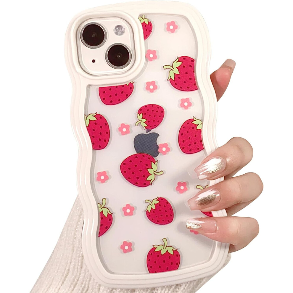 Iphone 13/14 Case Curly Wave Frame Shockproof Soft Tpu 301029252525