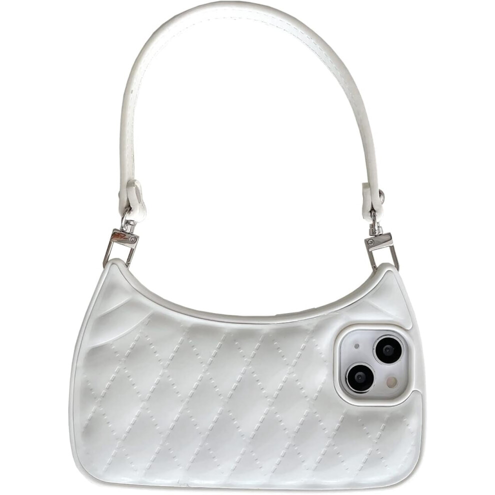 3D Handbag Phone Case For Iphone 12/12 Pro Rhombic Tpu With 301029231537