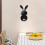 Easter Rabbit Acrylic Wall Decal 3D Mirror 1