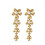 Flower Pearl Tassel Earrings 925 Silver 1 Pair 6