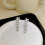 Flower Pearl Tassel Earrings 925 Silver 1 Pair 7