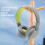 Bluetooth Stereo Gaming Headset with Noise Cancellation and 7
