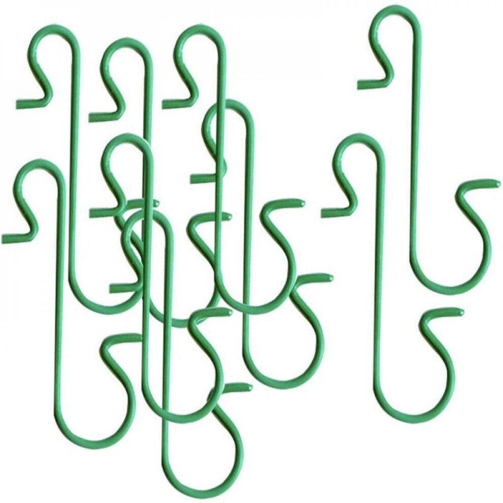 Mini Christmas Ornament Hooks Metal S-Shaped 50 Pcs 901175850059