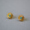 Turquoise devil's eye stud earrings in 925 silver 8