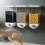 Airtight Wall-Mounted Cereal Dispenser Clear 1.5L White 7