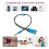 Jacenvly earphones with mic 3.5mm noise-cancelling 4