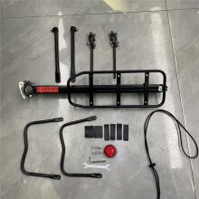 Bike Rear Rack: Fits Wheels Capacity, Quick-Install, All-Weather Design