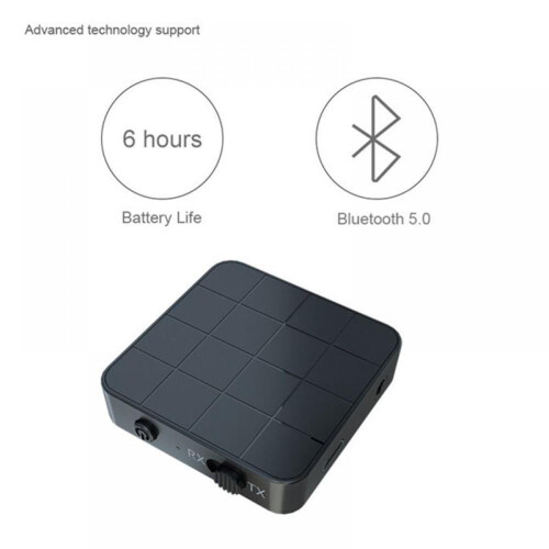 Prettyui Bluetooth 5.0 modtager sender 2-i-1 2