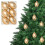 Viflosae Christmas ball decorations black 6cm 1