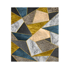 Geometric Living Room Carpet Bedroom Floor Mat Bedside Rug
