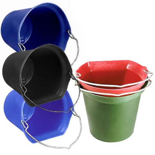 017BLACK Svart Super Copy Cat Flatback-hink 20 liter
