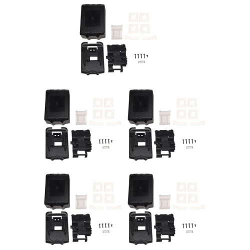 5X BL1830 with Li-Ion Power Tools Battery Case Replacement for  18V BL1840 BL1850 Plastic Shell
