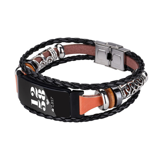 Viflosae leather beading bracelet strap replacement 1 piece 1