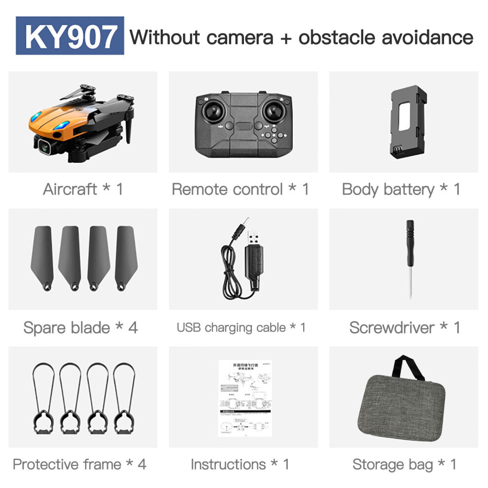 Viflosae Ky907 Mini Foldable Drone Obstacle Avoidance No 901175839856