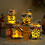 Kerstdorp huisje van hars, decoratie (1 stuk) 4