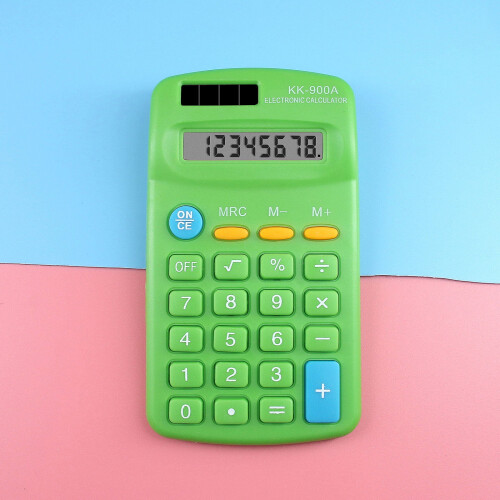 Pocket Calculator 8-Digit 4-Function Battery-Powered 1