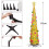 5FT Pre-lit Pop-Up Tinsel Christmas Tree with Sequins 2