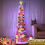 Gold Artificial Christmas Tree 5FT with 50 LED Lights 2