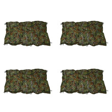 4piezas 1mx2m 39 X 78 Pulgada Cubierta Red de Camuflaje del Arbolado Caza Disparo Camping Ejercito