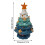 Ceramic Christmas Tree with LED Lights Blue 2