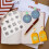 Boho polymer clay texture sheet 5.5x5.5 inch silicone mat 5