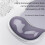 Mousepad Antiderrapante com Apoio para o Pulso, Ergonômico e Transparente, em Silicone. 4