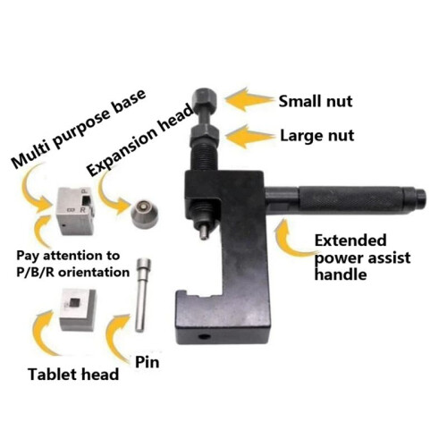 Tools Chain Riveter Punching Chain Link Installation 520/525/530/Oil Seal Chain Disassembling Tool Motorcycle Accessorie 2