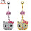 Hello Kitty Καρφίτσα για τον ομφαλό Y2K Μεταλλικό κλιπ μύτης Καρφίτσα χειλιών Sanrio 2