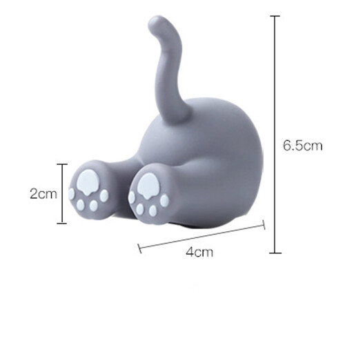 YiFudd cute tail toothbrush wall hook 1 piece 2