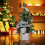 Mini Artificial Christmas Tree Desktop Decoration Set 8