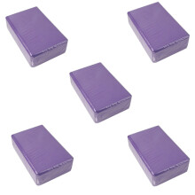 Blocos de Ioga Tapete de Reforço de Tijolos Cúbicos Suprimentos Esportivos para Ioga Equipamento de Ginástica em Casa Fitness Roxo