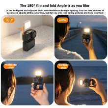 Magnetische Invulverlichting voor Fotografie voor Osmo Quick Release Selfie Light Verstelbare LED-Video-Invulverlichting A