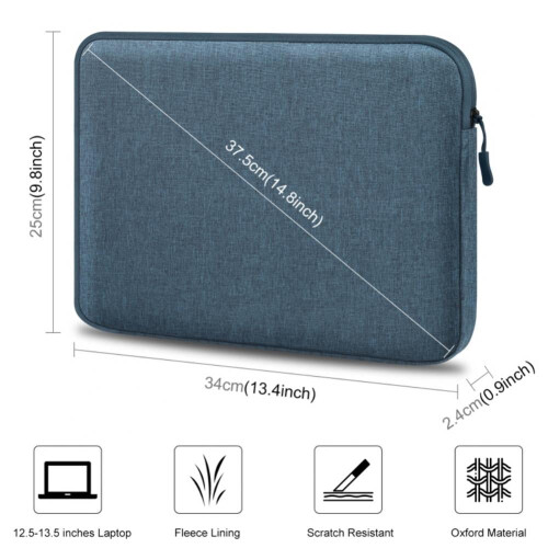Capa protetora fina e resistente para laptop de 12,5 a 13,5 polegadas. 2
