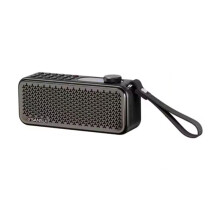 F60 Elderly FM Radio Rechargeable Plug in Dual Card Speaker Player Portable Speaker 3600mAh Battery Black