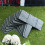 Garden Border Edging Grey Stone Effect 20 pcs 6