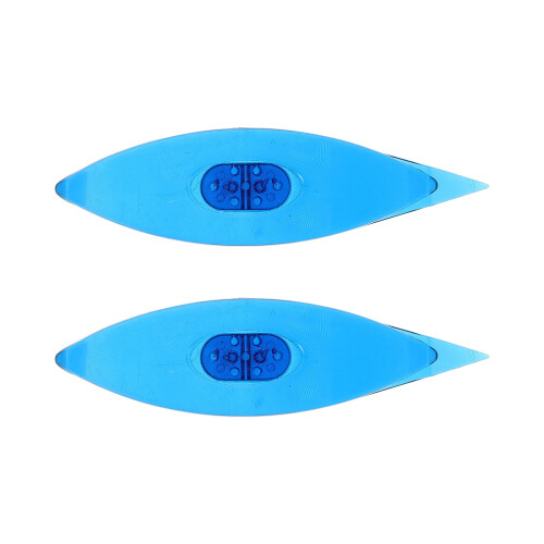 Blue tatting shuttles set for DIY lace making 2 pcs