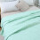 Cooling Blanket Washed Cotton 150x200cm Mint Green 6
