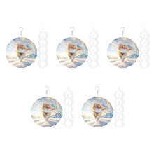 30Pack 8 Inch Sublimation Wind Spinner Blanks 3D Wind Spinners Hanging Wind Spinners for Indoor Outdoor